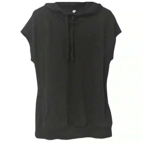 Zella Tops - Z by Zella Sleeveless Hoodie White Stripe Horizontal on the Back of Medium Top